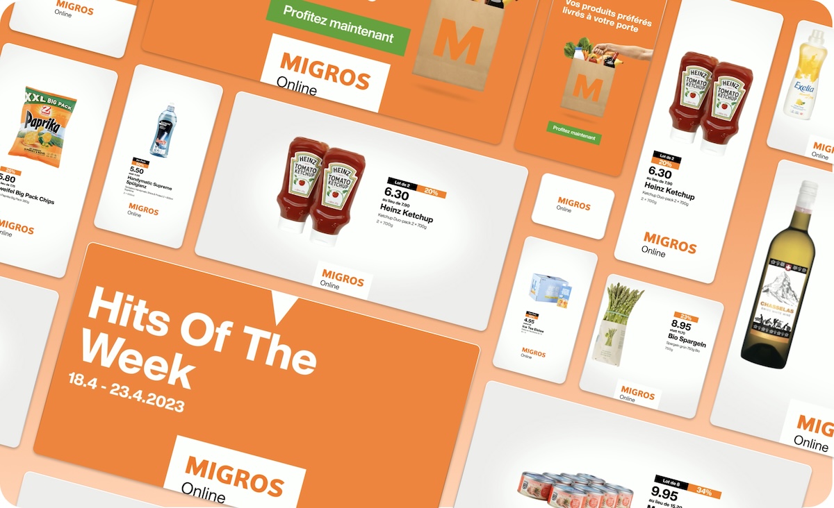 Migros banners showcase